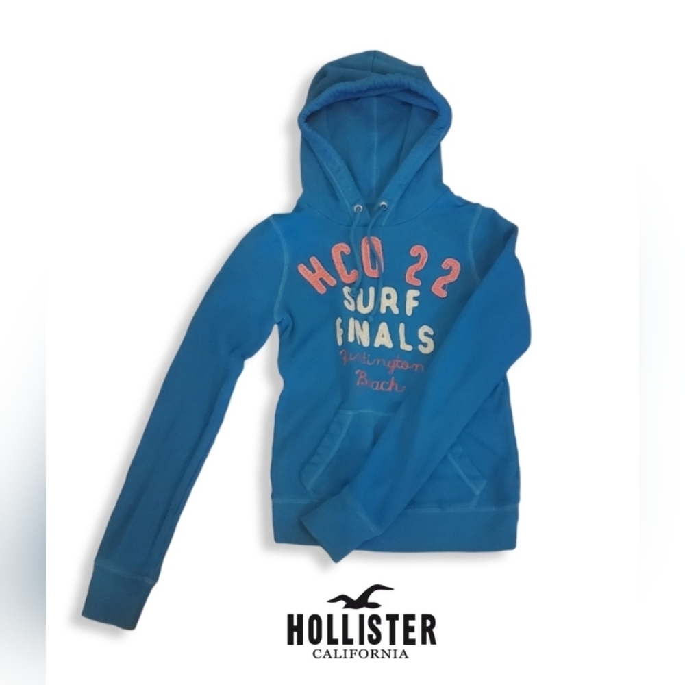 Hollister Co. women's blue pullover hoodie size: xs